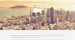 Desktop Screenshot of drshamsulalam.com